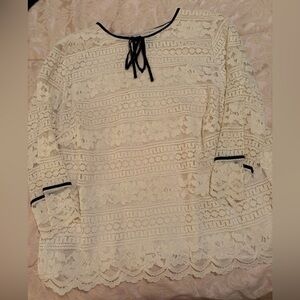 Talbots NWOT 2X Lace Blouse